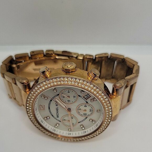 MICHAEL KORS Parker MK5491 Womens Stainless Steel Analog Dial Quartz Watch AM504 - Picture 8 of 11